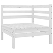 vidaXL Wood Large Garden Lounge Set in White