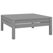 vidaXL 11 Piece Wood Large Garden Lounge Set in Gray