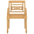 vidaXL 4 Piece Wood Garden Lounge Set