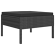 vidaXL 10 Piece Garden Lounge Set in Black
