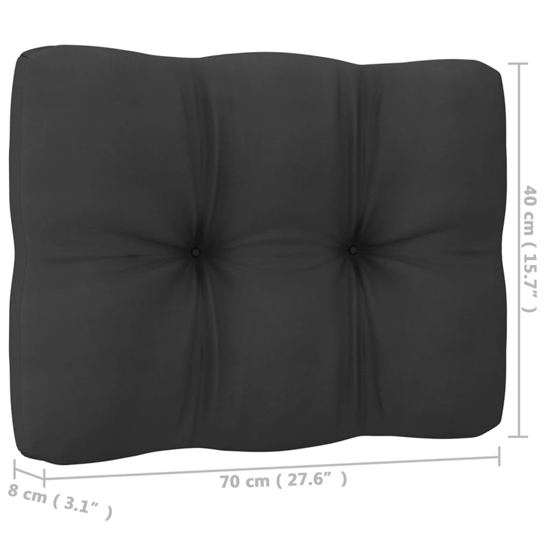 vidaXL 6 Piece Wood Garden Lounge Set in Natural