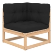 vidaXL 5 Piece Wood Small Garden Lounge Set
