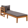vidaXL Solid Acacia Wood Large Furniture Set in Gray