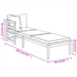 vidaXL Solid Acacia Wood Large Furniture Set in Gray