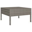 vidaXL 9 Piece Steel Garden Lounge Set in Gray