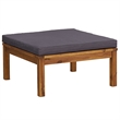 vidaXL Solid Acacia Wood Large Lounge Set in Gray