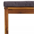 vidaXL 6 Piece Solid Acacia Wood Lounge Set in Gray