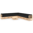 vidaXL Wood Garden Lounge Set in Anthracite