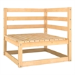 vidaXL Wood Standard Garden Lounge Set in Natural
