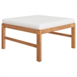 vidaXL 9 Piece Wood Large Garden Lounge Set in Cream