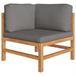 vidaXL 7 Piece Wood Garden Lounge Set in Gray