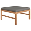 vidaXL 7 Piece Wood Garden Lounge Set in Gray