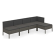 vidaXL 5 Piece Garden Lounge Set in Gray