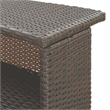 vidaXL 3 Piece Steel Bar Set in White/Brown/Cream