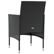 vidaXL Steel Large Garden Lounge Set in Black