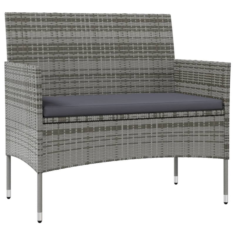vidaXL 8 Piece Garden Lounge Set in Gray