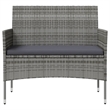 vidaXL 8 Piece Garden Lounge Set in Gray