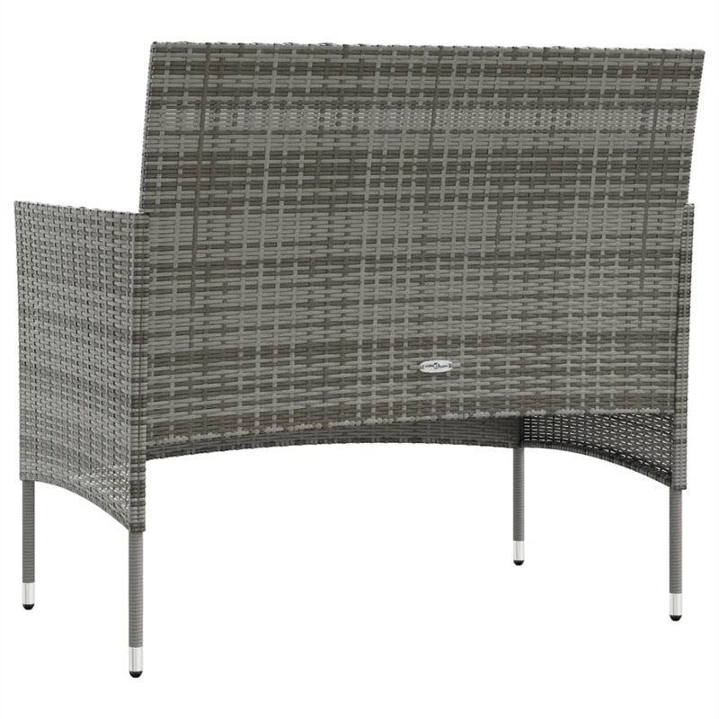vidaXL 8 Piece Garden Lounge Set in Gray