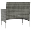 vidaXL 8 Piece Garden Lounge Set in Gray