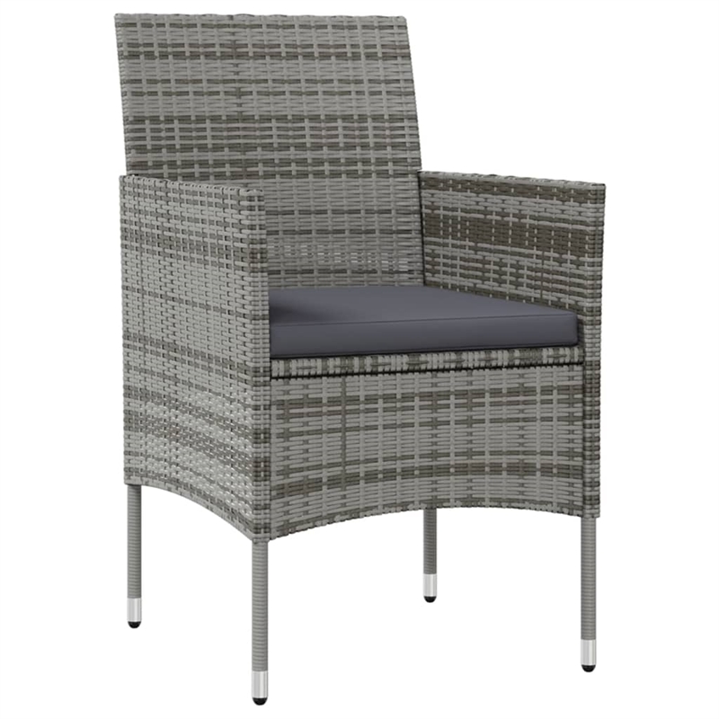 vidaXL 8 Piece Garden Lounge Set in Gray