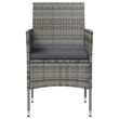 vidaXL 8 Piece Garden Lounge Set in Gray