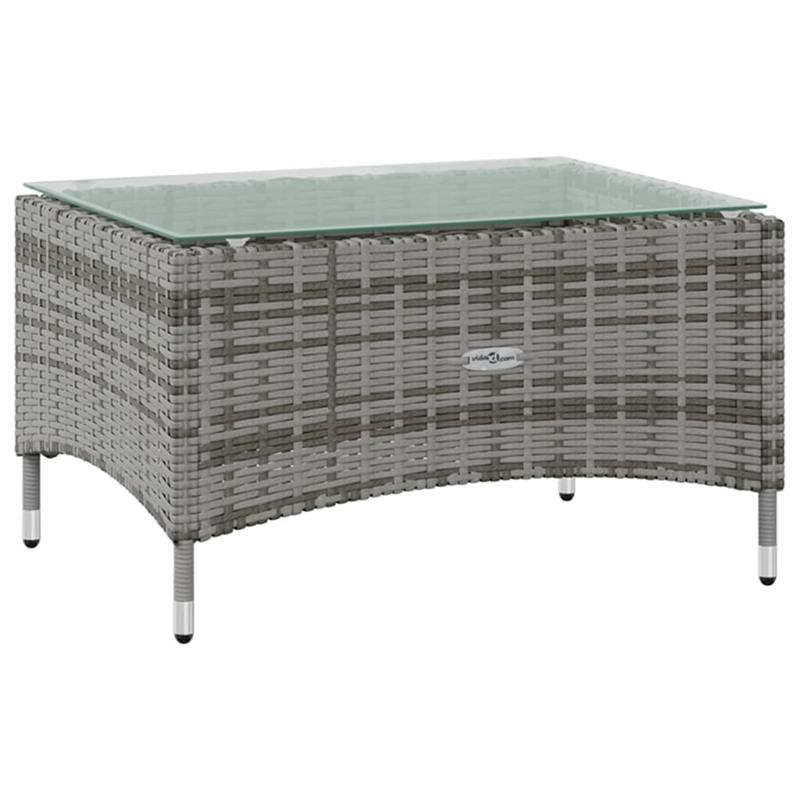 vidaXL 8 Piece Garden Lounge Set in Gray