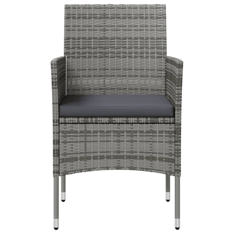 vidaXL 16 Piece Steel Large Garden Lounge Set in Gray