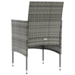 vidaXL 16 Piece Steel Large Garden Lounge Set in Gray