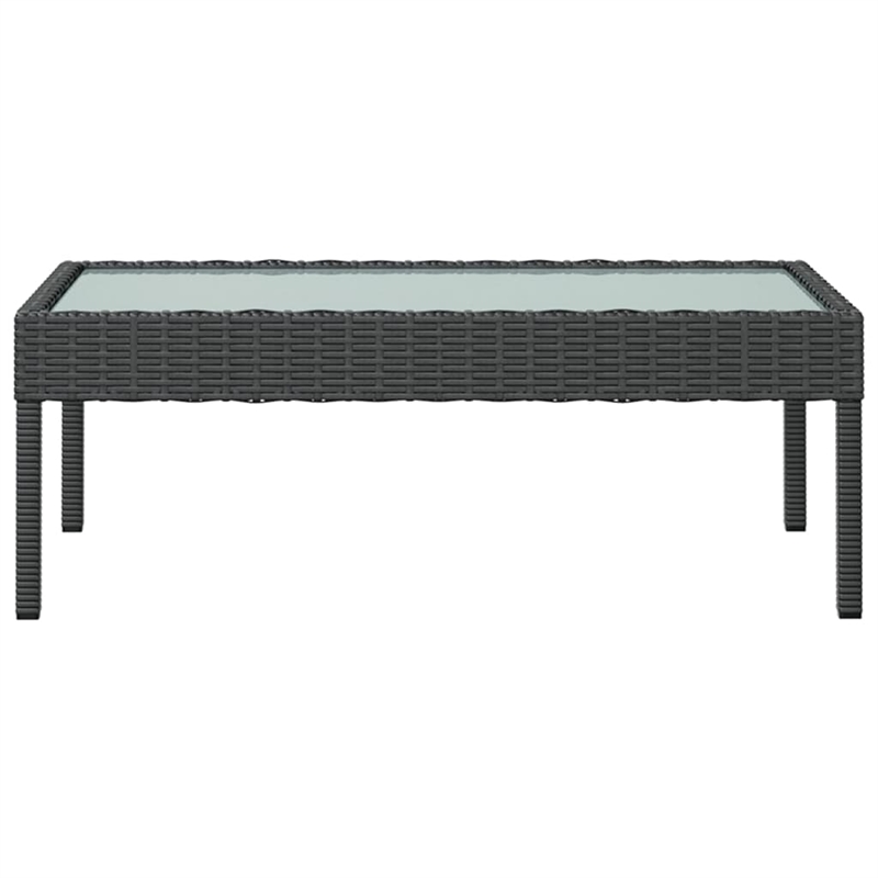 vidaXL 16 Piece Steel Lounge Set in Black