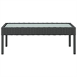 vidaXL 16 Piece Steel Lounge Set in Black