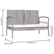 vidaXL 8 Piece Garden Lounge Set in Gray