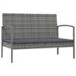 vidaXL 8 Piece Garden Lounge Set in Gray