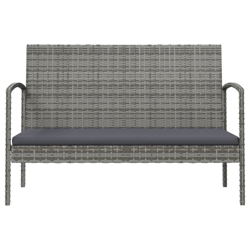 vidaXL 8 Piece Garden Lounge Set in Gray