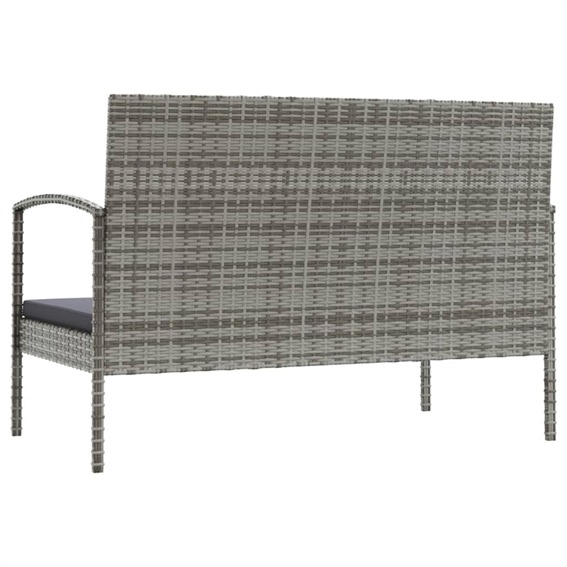 vidaXL 8 Piece Garden Lounge Set in Gray
