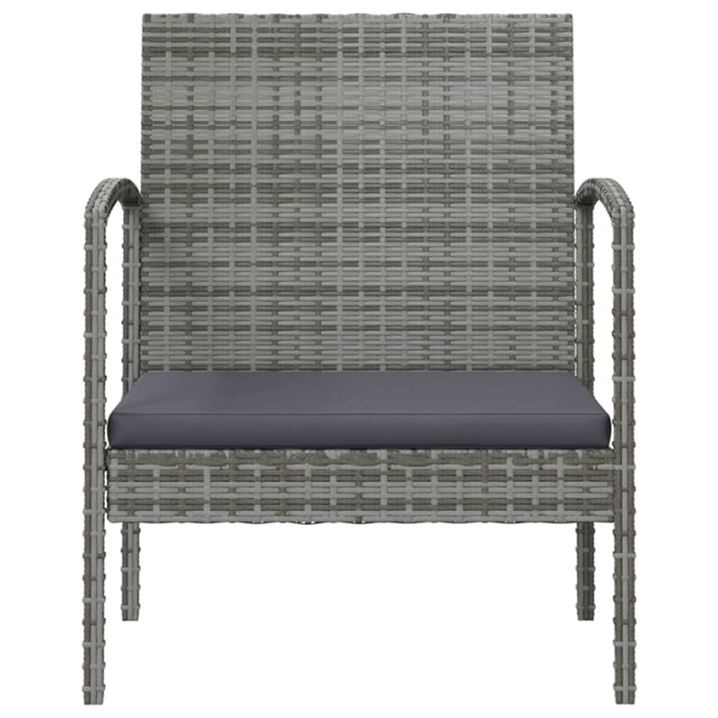 vidaXL 8 Piece Garden Lounge Set in Gray
