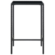 vidaXL 3 Piece Steel Bar Set in Black/White/Cream