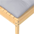 vidaXL Wood Garden Lounge Set in Gray