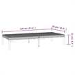 vidaXL 6 Piece Steel Garden Lounge Set in Gray