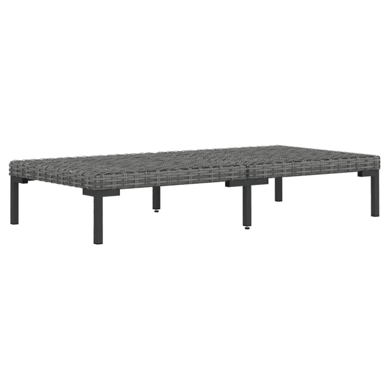vidaXL 6 Piece Steel Garden Lounge Set in Gray