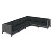 vidaXL 6 Piece Garden Lounge Set in Gray