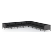 vidaXL 9 Piece Garden Lounge Set in Gray