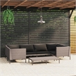 vidaXL 7 Piece Garden Lounge Set in Gray