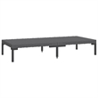vidaXL 12 Piece Poly Rattan Garden Lounge Set in Black/Gray