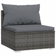 vidaXL 12 Piece Steel Garden Lounge Set in Gray