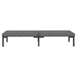 vidaXL 10 Piece Steel Garden Lounge Set in Gray