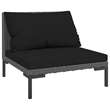 vidaXL 8 Piece Garden Lounge Set in Black/Gray