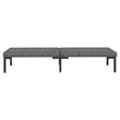 vidaXL 8 Piece Garden Lounge Set in Black/Gray