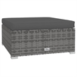 vidaXL 5 Piece Steel Garden Lounge Set in Gray