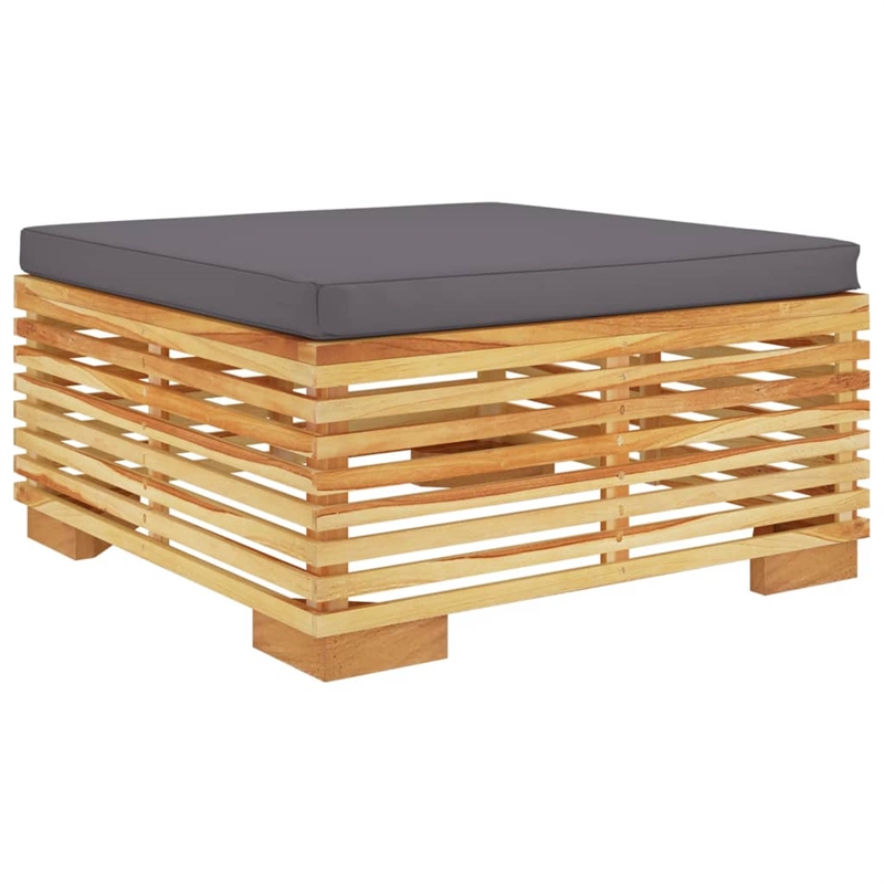 vidaXL 9 Piece Wood Standard Garden Lounge Set in Gray