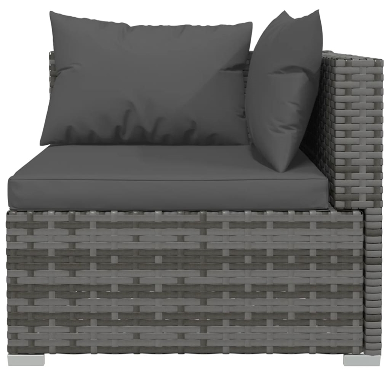 vidaXL 5 Piece Garden Lounge Set in Gray/Anthracite